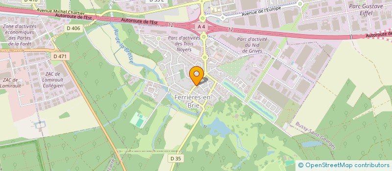 localisation de l'entreprise MONSIEUR PATRICK LADJI  FERRIERES-EN-BRIE