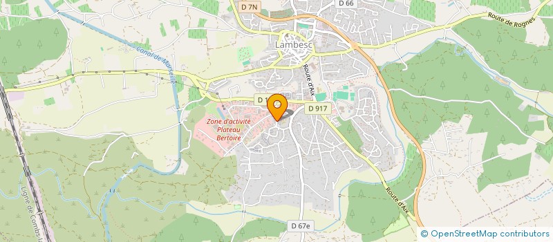 localisation de l'entreprise MONSIEUR PATRICK LAFARGUE  LAMBESC