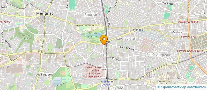 localisation de l'entreprise MONSIEUR PATRICK LAFFERRERE à MERIGNAC