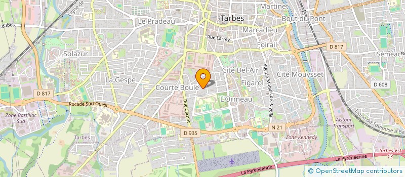 localisation de l'entreprise MONSIEUR PATRICK LAFFON à TARBES