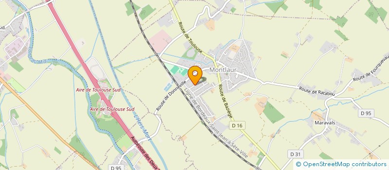 localisation de l'entreprise MONSIEUR PATRICK LAFFORGUE  MONTLAUR