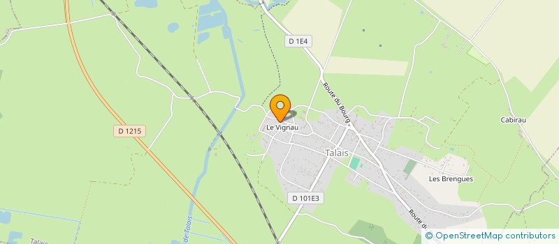 localisation de l'entreprise MONSIEUR PATRICK LAFILLE  TALAIS