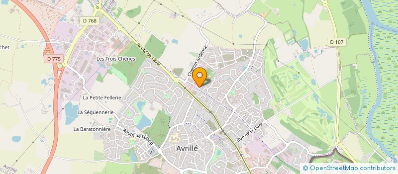 localisation de l'entreprise MONSIEUR PATRICK LAFITTE à AVRILLE