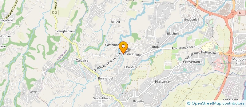 localisation de l'entreprise MONSIEUR PATRICK LAFLEUR  BAIE-MAHAULT