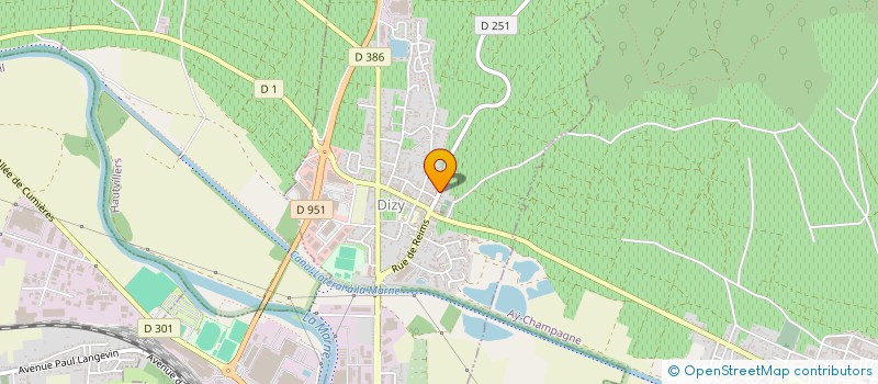 localisation de l'entreprise MONSIEUR PATRICK LAFOREST  DIZY