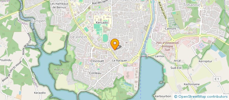 localisation de l'entreprise MONSIEUR PATRICK LAFORGE à VANNES