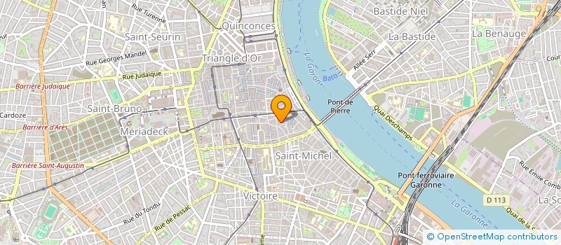 localisation de l'entreprise MONSIEUR PATRICK LAFOUGE  BORDEAUX