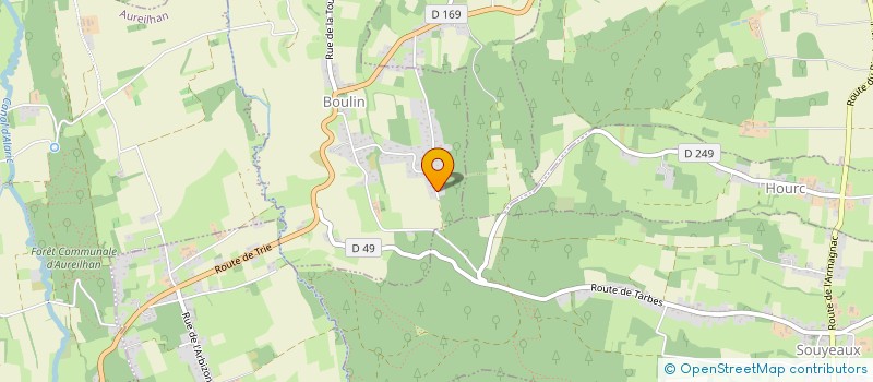 localisation de l'entreprise MONSIEUR PATRICK LAFOURCADE  BOULIN