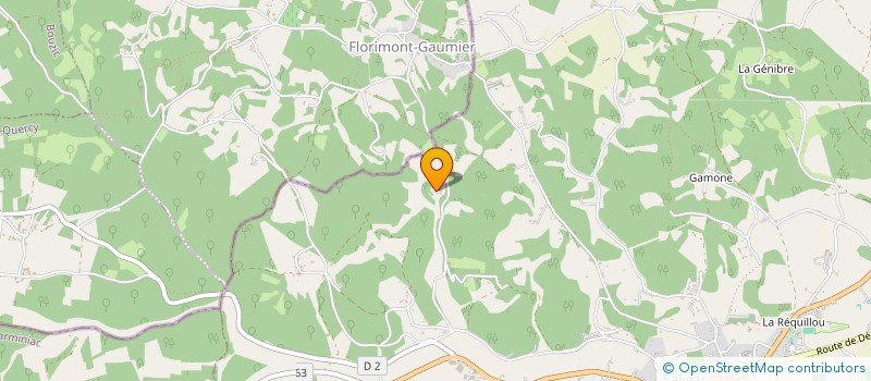 localisation de l'entreprise MONSIEUR PATRICK LAGARDE  DEGAGNAC