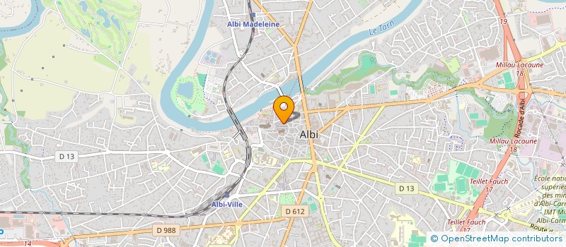 localisation de l'entreprise MONSIEUR PATRICK LAGASSE à ALBI