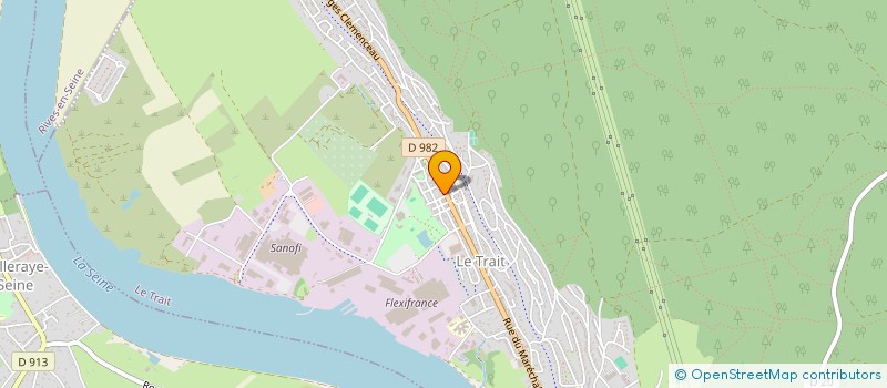 localisation de l'entreprise MONSIEUR PATRICK LAGNIER  LE TRAIT