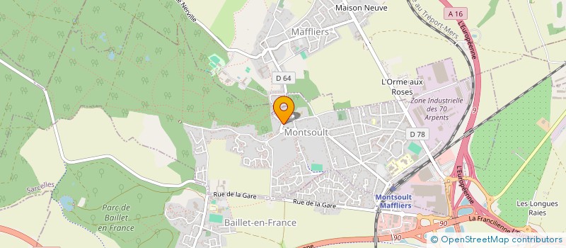 localisation de l'entreprise MONSIEUR PATRICK LAGRANGE  TREGLAMUS