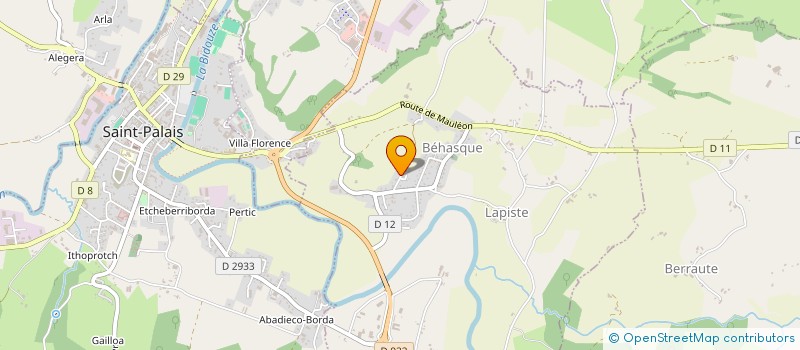 localisation de l'entreprise MONSIEUR PATRICK LAHARGOU à BEYRIE-SUR-JOYEUSE