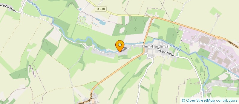 localisation de l'entreprise MONSIEUR PATRICK LAINE  HEM-HARDINVAL