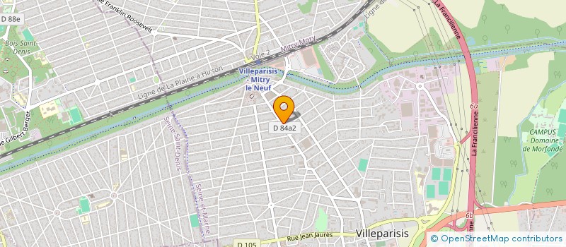 localisation de l'entreprise MONSIEUR PATRICK LAINE  VILLEPARISIS