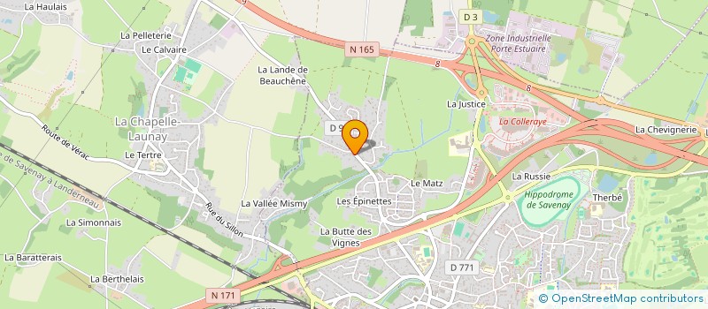 localisation de l'entreprise MONSIEUR PATRICK LALANDE  SAVENAY