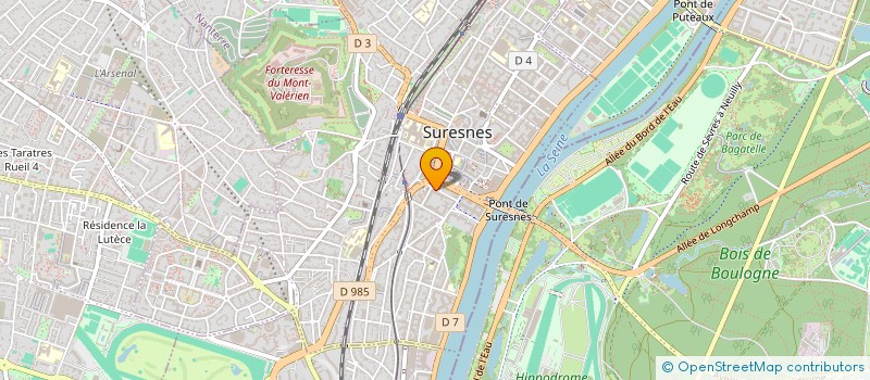 localisation de l'entreprise MONSIEUR PATRICK LALANNE  SURESNES