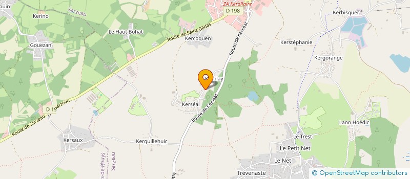 localisation de l'entreprise MONSIEUR PATRICK LALLEMANT  SARZEAU