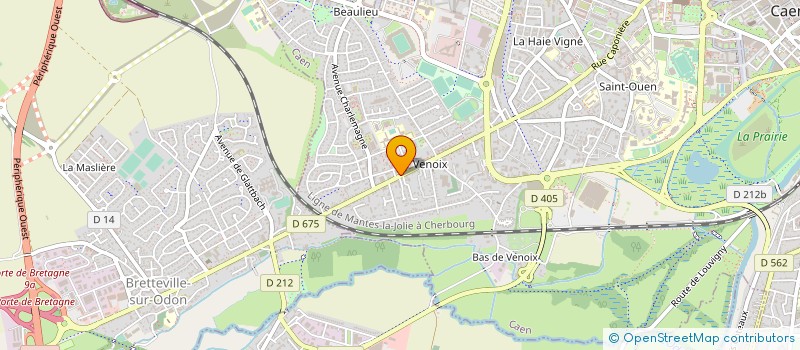 localisation de l'entreprise MONSIEUR PATRICK LALLOUET à CAEN