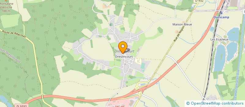 localisation de l'entreprise MONSIEUR PATRICK LAMAISON  RIBECOURT-DRESLINCOURT