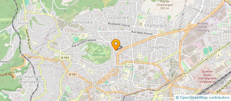 localisation de l'entreprise MONSIEUR PATRICK LAMARE  CLERMONT-FERRAND