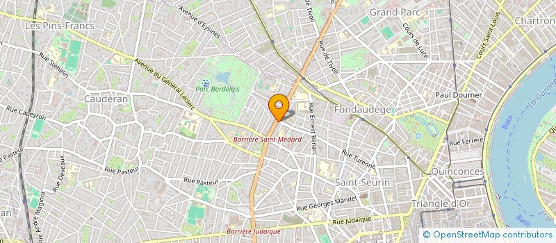 localisation de l'entreprise MONSIEUR PATRICK LAMAT à BORDEAUX
