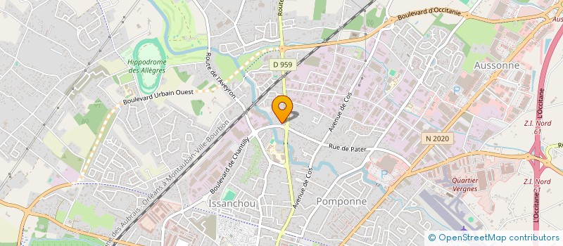 localisation de l'entreprise MONSIEUR PATRICK LAMI à MONTAUBAN