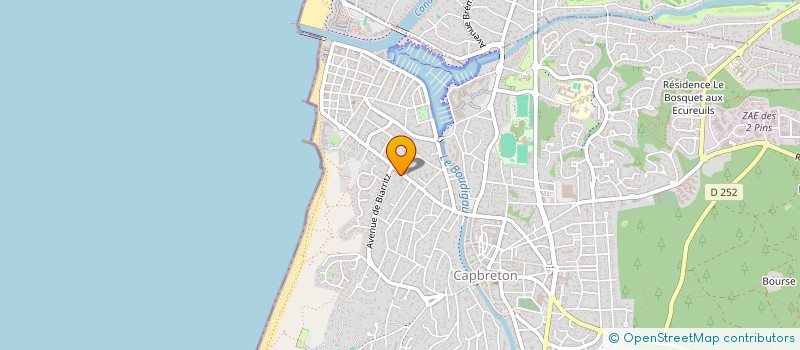 localisation de l'entreprise MONSIEUR PATRICK LAMOTHE  CAPBRETON