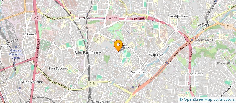 localisation de l'entreprise MONSIEUR PATRICK LAMPERTI à MARSEILLE