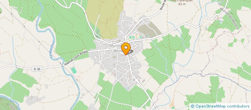 localisation de l'entreprise MONSIEUR PATRICK LAMPILAS  MURVIEL-LES-BEZIERS