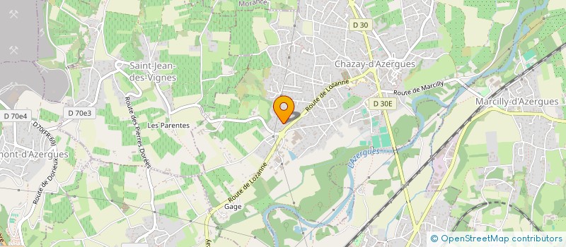 localisation de l'entreprise MONSIEUR PATRICK LANDAU  CHAZAY-D'AZERGUES