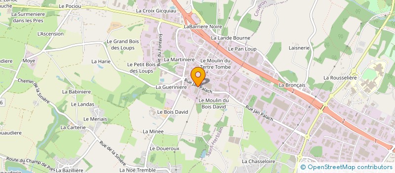 localisation de l'entreprise MONSIEUR PATRICK LANGLAIS à COUERON