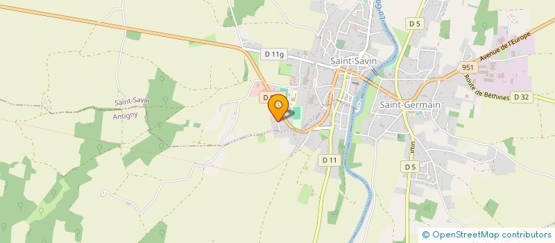 localisation de l'entreprise MONSIEUR PATRICK LANNEAU à SAINT-SAVIN-SUR-GARTEMPE