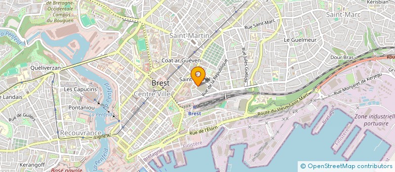 localisation de l'entreprise MONSIEUR PATRICK LANQUETIN à BREST