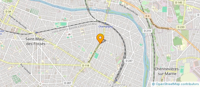 localisation de l'entreprise MONSIEUR PATRICK LAONET à SAINT-MAUR-DES-FOSSES