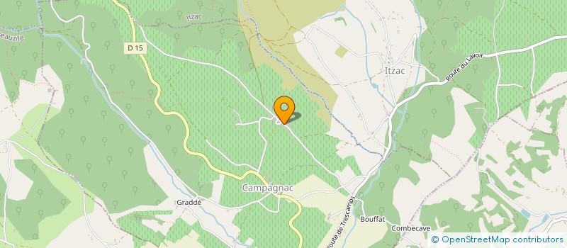 localisation de l'entreprise MONSIEUR PATRICK LAPARRA  SAINTE-CECILE-DU-CAYROU