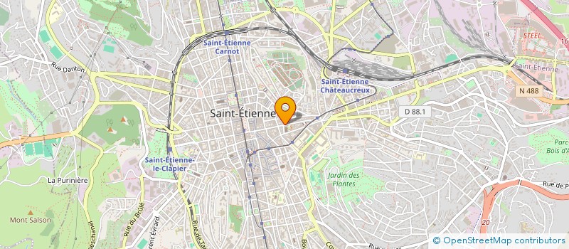 localisation de l'entreprise MONSIEUR PATRICK LAPIA à SAINT-ETIENNE