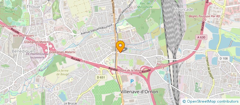 localisation de l'entreprise MONSIEUR PATRICK LAPORTE  VILLENAVE-D'ORNON