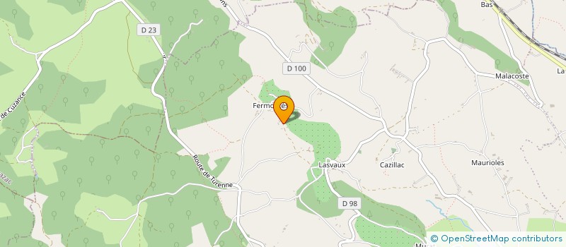 localisation de l'entreprise MONSIEUR PATRICK LAPORTE  CAVAGNAC