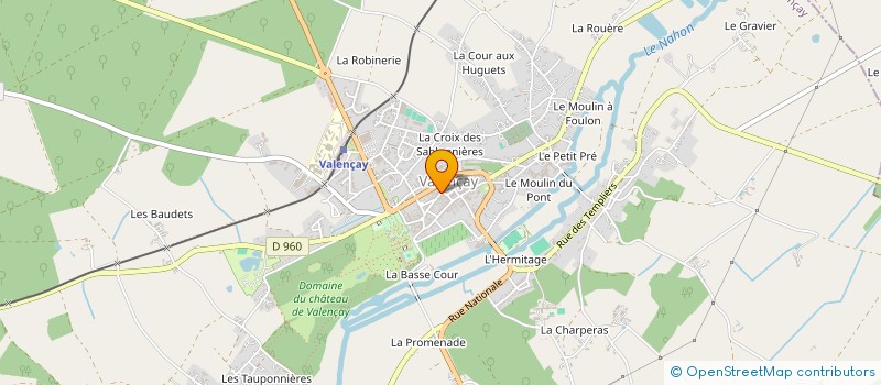 localisation de l'entreprise MONSIEUR PATRICK LAPUENTE à VALENCAY