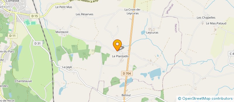 localisation de l'entreprise MONSIEUR PATRICK LAROUMAGNE  NEXON