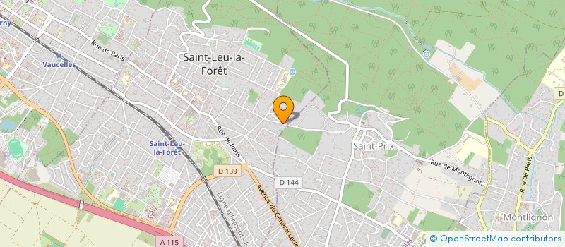 localisation de l'entreprise MONSIEUR PATRICK LAROUSSINIE à SAINT-LEU-LA-FORET