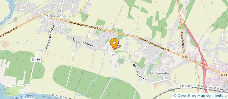 localisation de l'entreprise MONSIEUR PATRICK LARTIGUE  ORTHEVIELLE