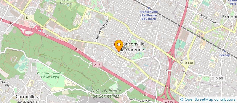 localisation de l'entreprise MONSIEUR PATRICK LASARTIGUES  FRANCONVILLE