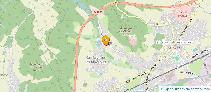 localisation de l'entreprise MONSIEUR PATRICK LASBLEIZ à CAMBRONNE-LES-RIBECOURT