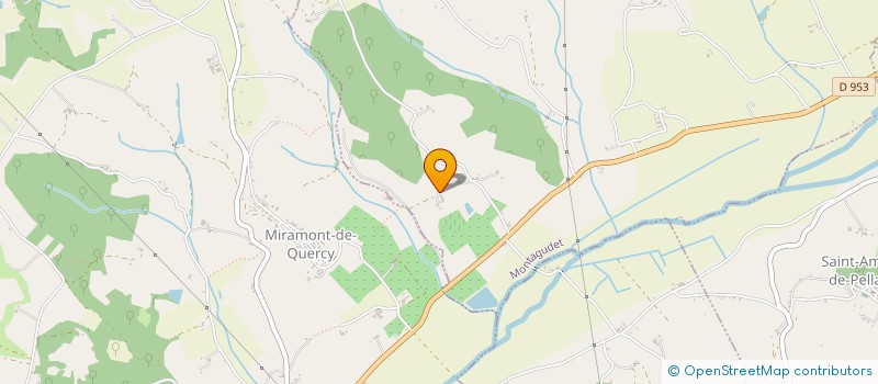 localisation de l'entreprise MONSIEUR PATRICK LASGUIGNES  MONTAGUDET