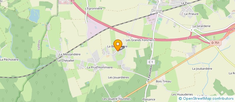 localisation de l'entreprise MONSIEUR PATRICK LASNEAU  AZAY-LE-RIDEAU