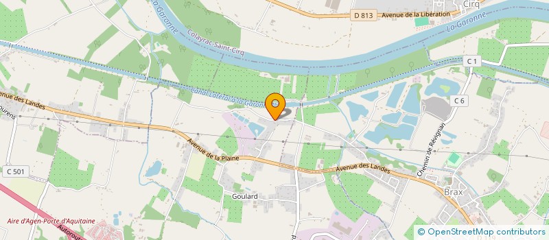 localisation de l'entreprise MONSIEUR PATRICK LASSARRADE  SAINTE-COLOMBE-EN-BRUILHOIS