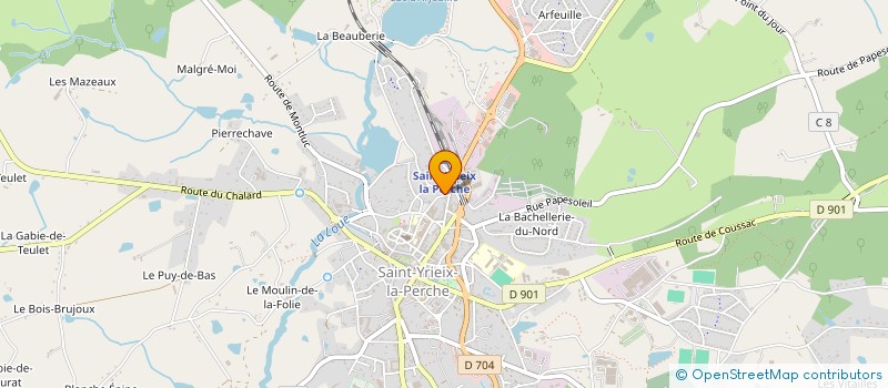 localisation de l'entreprise MONSIEUR PATRICK LASTHERE à SAINT-YRIEIX-LA-PERCHE