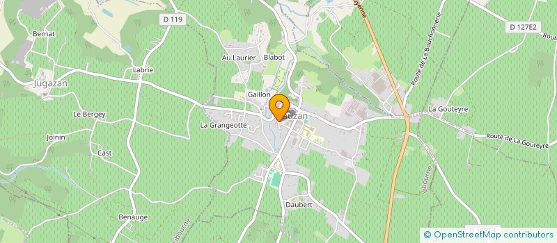 localisation de l'entreprise MONSIEUR PATRICK LATAPYE  RAUZAN